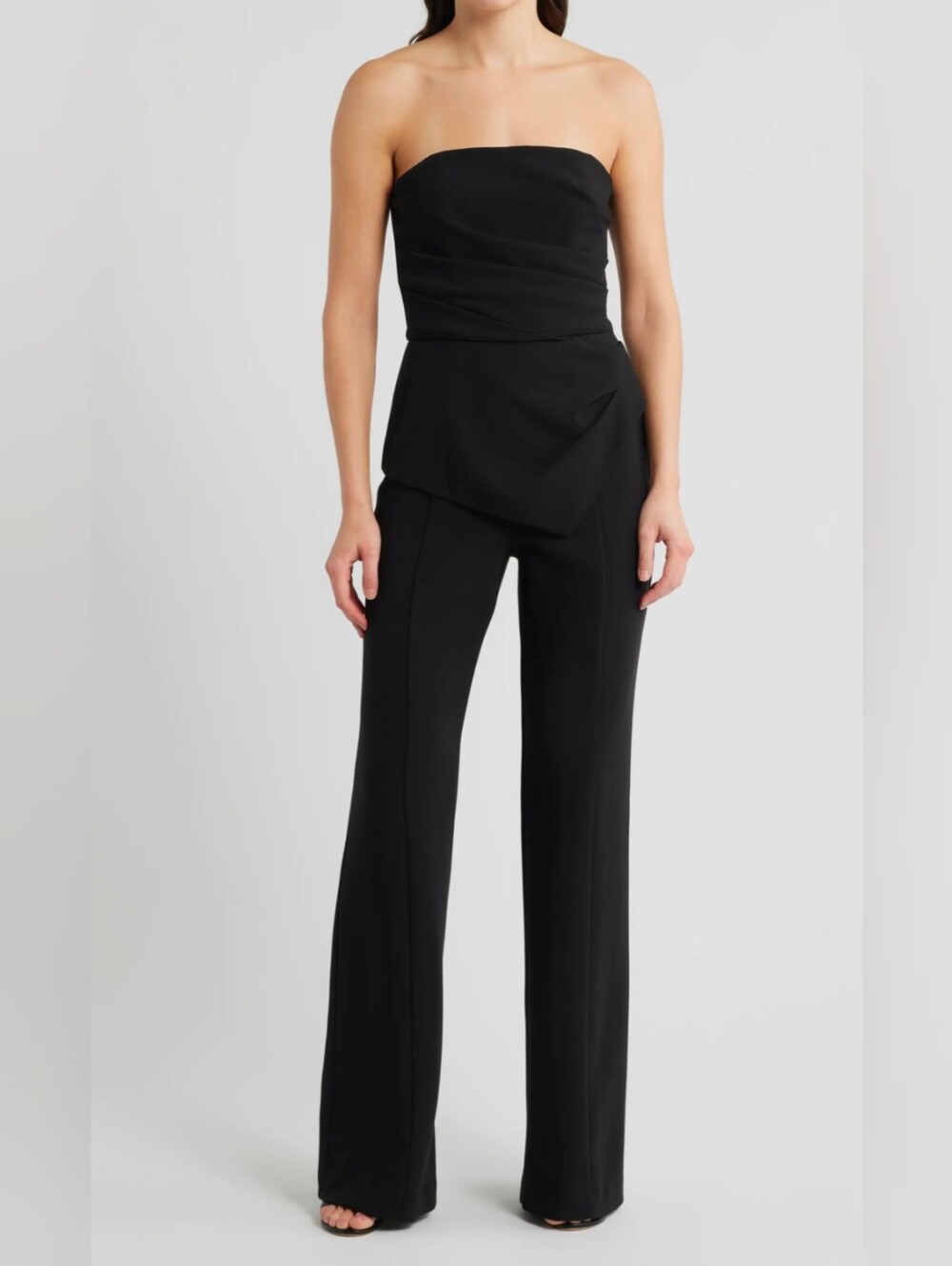 Black Halo Rockie Strapless Jumpsuit - Size 4